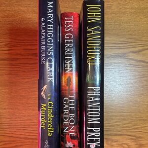Set of Three Hardcover Mystery Novels